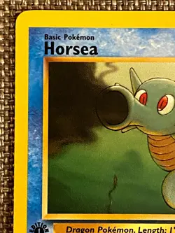Horsea 1999 Pokemon TCG Fossil Set 1st Edition #49/62 - Near Mint - Image 3
