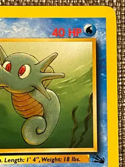 Horsea 1999 Pokemon TCG Fossil Set 1st Edition #49/62 - Near Mint - Image 4