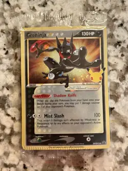 Pokemon TCG Greninja Gold Star SWSH144 Celebrations Promo Sealed - Image 1
