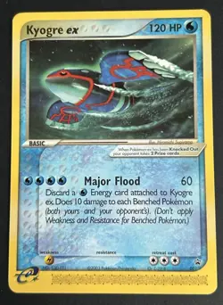Pokemon Kyogre ex 001 Nintendo Black Star Promo NM/LP - Image 1