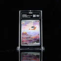 2023 Pokemon 151 Charizard EX 199/165 Special Illustration TAG Graded 8.5 NM MT+ - Image 1