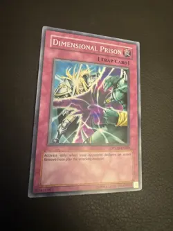 Yugioh! MP Dimensional Prison - WC08-EN003 - Super Rare - Limited Edition Modera - Image 2