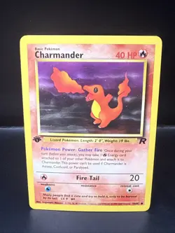 Pokemon TCG Charmander Team Rocket 1st Edition 50/82 Common Vintage WOTC B - Image 1