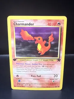 Pokemon TCG Charmander Team Rocket 1st Edition 50/82 Common Vintage WOTC B - Image 2