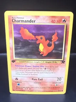 Pokemon TCG Charmander Team Rocket 1st Edition 50/82 Common Vintage WOTC A - Image 2