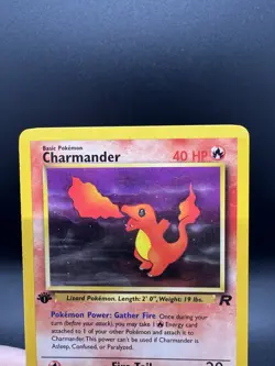 Pokemon TCG Charmander Team Rocket 1st Edition 50/82 Common Vintage WOTC LP - Image 3