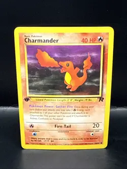 Pokemon TCG Charmander Team Rocket 1st Edition 50/82 Common Vintage WOTC F - Image 1
