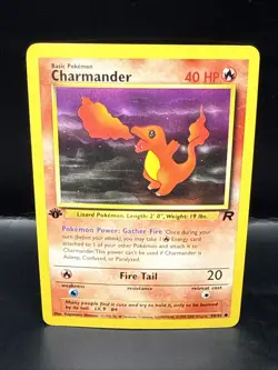 Pokemon TCG Charmander Team Rocket 1st Edition 50/82 Common Vintage WOTC G - Image 1
