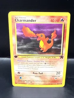 Pokemon TCG Charmander Team Rocket 1st Edition 50/82 Common Vintage WOTC G - Image 2