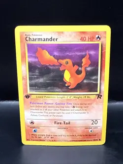 Pokemon TCG Charmander Team Rocket 1st Edition 50/82 Common Vintage WOTC E - Image 2