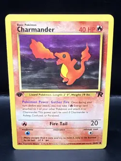 Pokemon TCG Charmander Team Rocket 1st Edition 50/82 Common Vintage WOTC C - Image 1