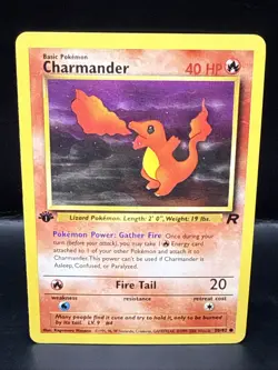 Pokemon TCG Charmander Team Rocket 1st Edition 50/82 Common Vintage WOTC C - Image 2
