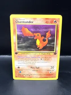 Pokemon TCG Charmander Team Rocket 1st Edition 50/82 Common Vintage WOTC A - Image 2