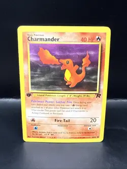 Pokemon TCG Charmander Team Rocket 1st Edition 50/82 Common Vintage WOTC A - Image 3