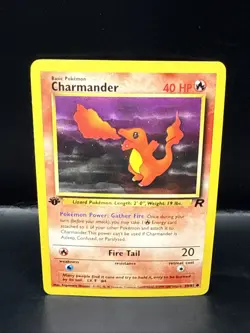 Pokemon TCG Charmander Team Rocket 1st Edition 50/82 Common Vintage WOTC I - Image 1