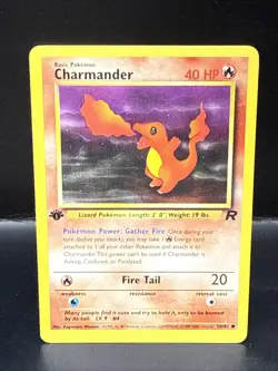 Pokemon TCG Charmander Team Rocket 1st Edition 50/82 Common Vintage WOTC - Image 2