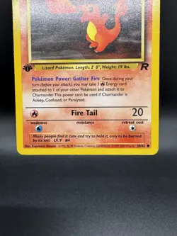 Pokemon TCG Charmander Team Rocket 1st Edition 50/82 Common Vintage WOTC LP - Image 4