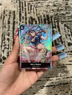 Nico Robin OP12-087 Alternate Art SR* English One Piece TCG Legacy Of The Master - Image 1