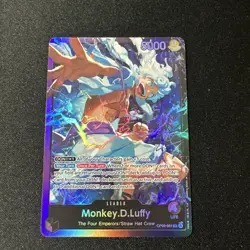 One Piece Card Game Monkey.D.Luffy OP09-061 Leader ST26 English NM - Image 1