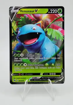 Venusaur V 001/073 Champion's Path 2020 Pokemon Card - Image 1