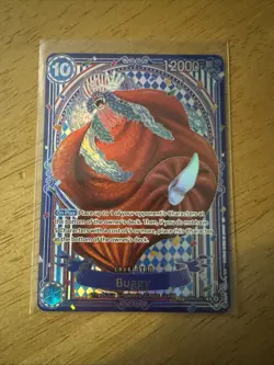 Buggy OP09-051 3rd Anniversary Silver Parallel SP Card ONE PIECE Card English EU - Image 1