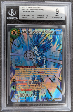 DBS Card Game SS2 Son Gohan, Z Fighter Ultimate Squad BT17-083 BGS 9 - Image 1