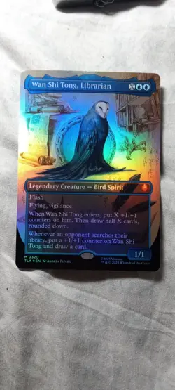 Wan Shi Tong Librarian (Borderless Foil) Near mInt MTG Avatar The Last Airbender - Image 2