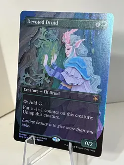 Devoted Druid ** FOIL BORDERLESS ** Special Guest: Lorwyn Eclipsed - NM MTG - Image 5