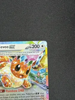 Eevee ex - Double Rare Holo SV: Prismatic Evolutions 075/131 NM Pokemon TCG - Image 3