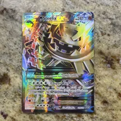 2016 Pokemon M Steelix EX (Full Art) 109/114 XY - Steam Siege Holo Near Mint! - Image 3
