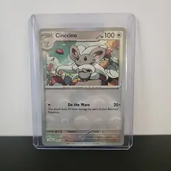 Cinccino 076/086 - (Poke Ball Pattern) - Pokemon SV: Black Bolt ENGLISH NM - Image 1