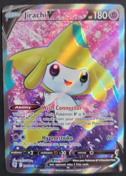 Jirachi V Full Art 170/189 SWSH10: Astral Radiance Holo Rare Pokemon TCG NM - Image 1