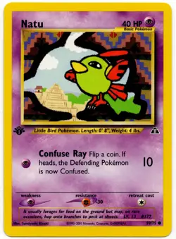 Pokemon - 1st Edition Neo Discovery Natu 59/75 LP - Image 1