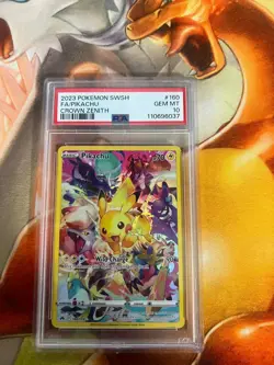Pikachu 160/159 Crown Zenith English PSA Graded 10 Pokemon TCG - Image 1