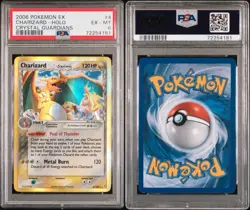 Charizard (Delta Species) 4/100 Pokemon Crystal Guardians Holo Rare PSA 6 EX-MT - Image 3
