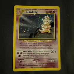 Pokemon Slowking 14/111 Neo Genesis Unlimited Holo Rare MP - Image 1