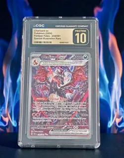 Pokemon Charizard ex CGC Pristine 10! #234/091 Paldean Fates!! 🔥 - Image 1