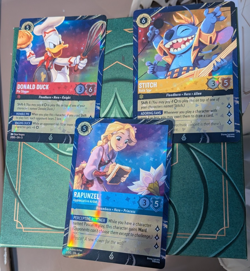 Disney Lorcana Festival of the Arts Stitch Rapunzel Donald Duck EPCOT Promo Set - Image 1