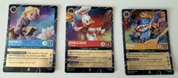 Disney Lorcana Festival of the Arts Stitch Rapunzel Donald Duck EPCOT Promo Set - Image 1
