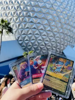 Disney Lorcana Festival of the Arts Stitch Rapunzel Donald Duck EPCOT Promo Set - Image 1
