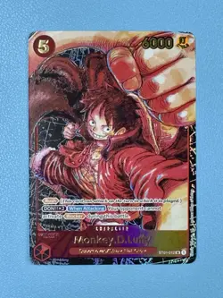 One Piece TCG Monkey D Luffy SR Alt Art Awakening of New Era ST01-012 Mint NM - Image 1