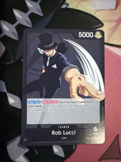 One Piece TCG OP-03 Pillar of Strength Rob Lucci (076) - Image 1