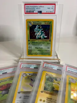 1999 PSA 8 NM-MT Nidoqueen 7/64 1st Edition Jungle WOTC Pokemon TCG Card - Image 4