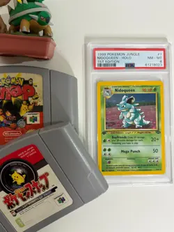 1999 PSA 8 NM-MT Nidoqueen 7/64 1st Edition Jungle WOTC Pokemon TCG Card - Image 5