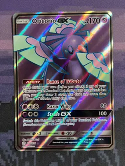 Oricorio GX 217/236 Pokemon Cosmic Eclipse Rare Ultra Near Mint Card NM 1 - Image 1