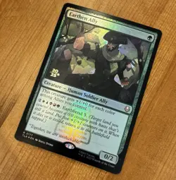 Earthen Ally [Prerelease] R 0177, NM Foil Promo, MTG Avatar: The Last Airbender - Image 2