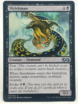 Shriekmaw NM/M* Ultimate Masters ENGLISH 113/254 mtg -UnltdCards - Image 1