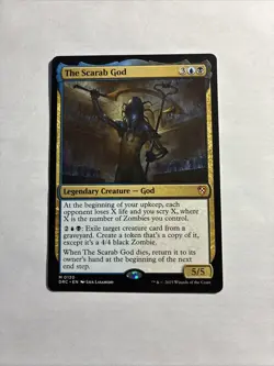 The Scarab God - Commander: Aetherdrift MTG Plus Bonus Rare!!! - Image 1