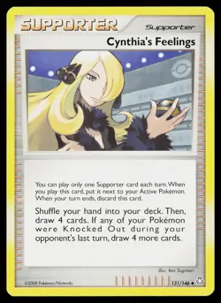 Cynthia's Feelings 131/146 Uncommon Legends Awakened Pokemon Lightly Played - Image 1