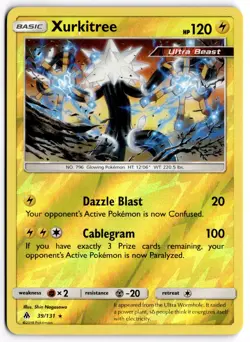 Pokemon TCG Xurkitree 39/131 Sm-Forbidden Light Reverse Holo - Image 1
